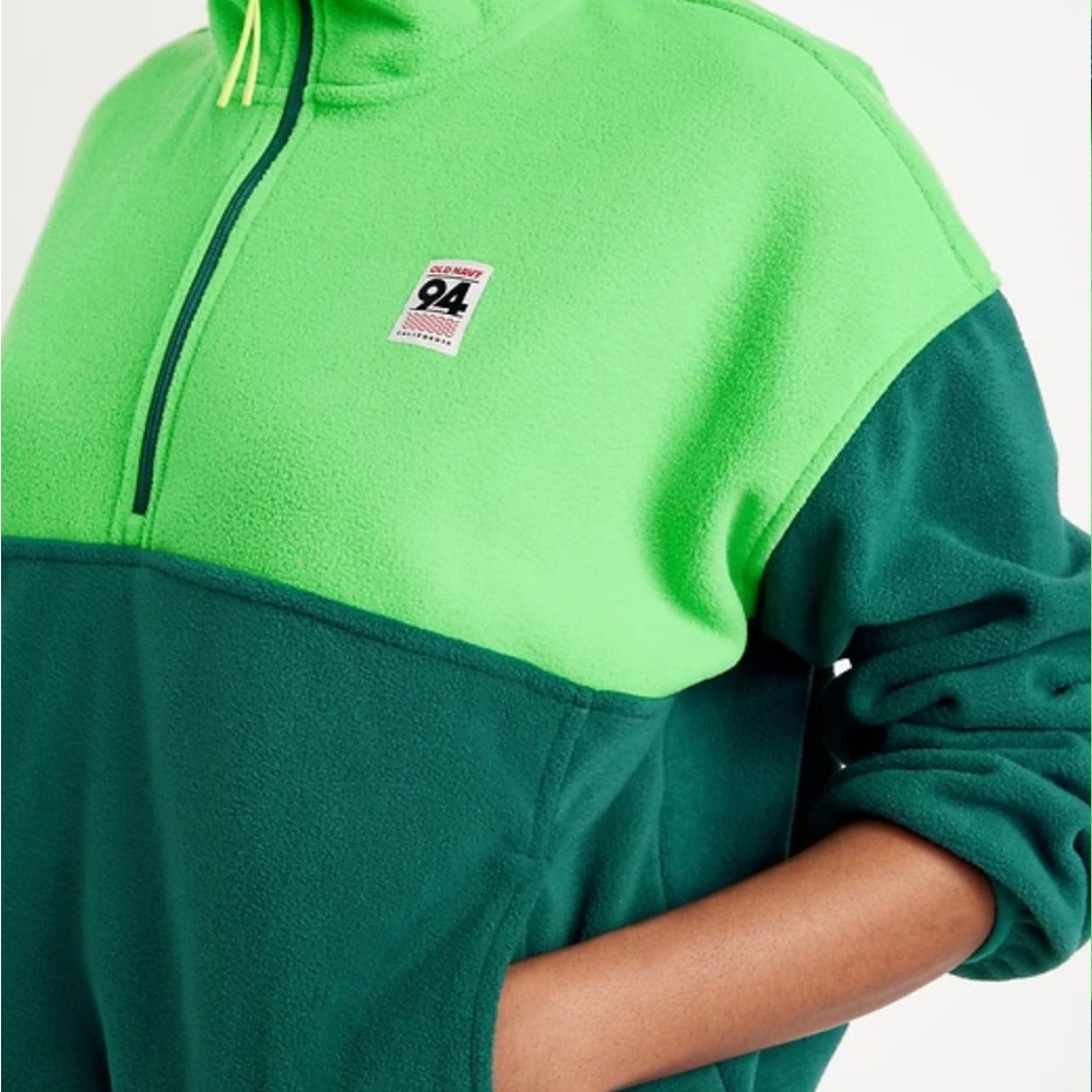 Old Navy Microfleece Cropped Half-Zip Sz.S - Picture 5 of 5